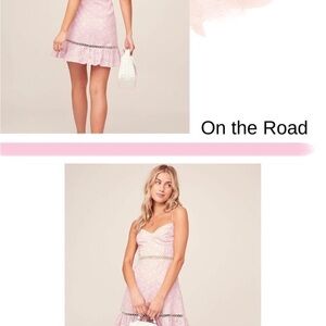 Astr Pink Mini Dress